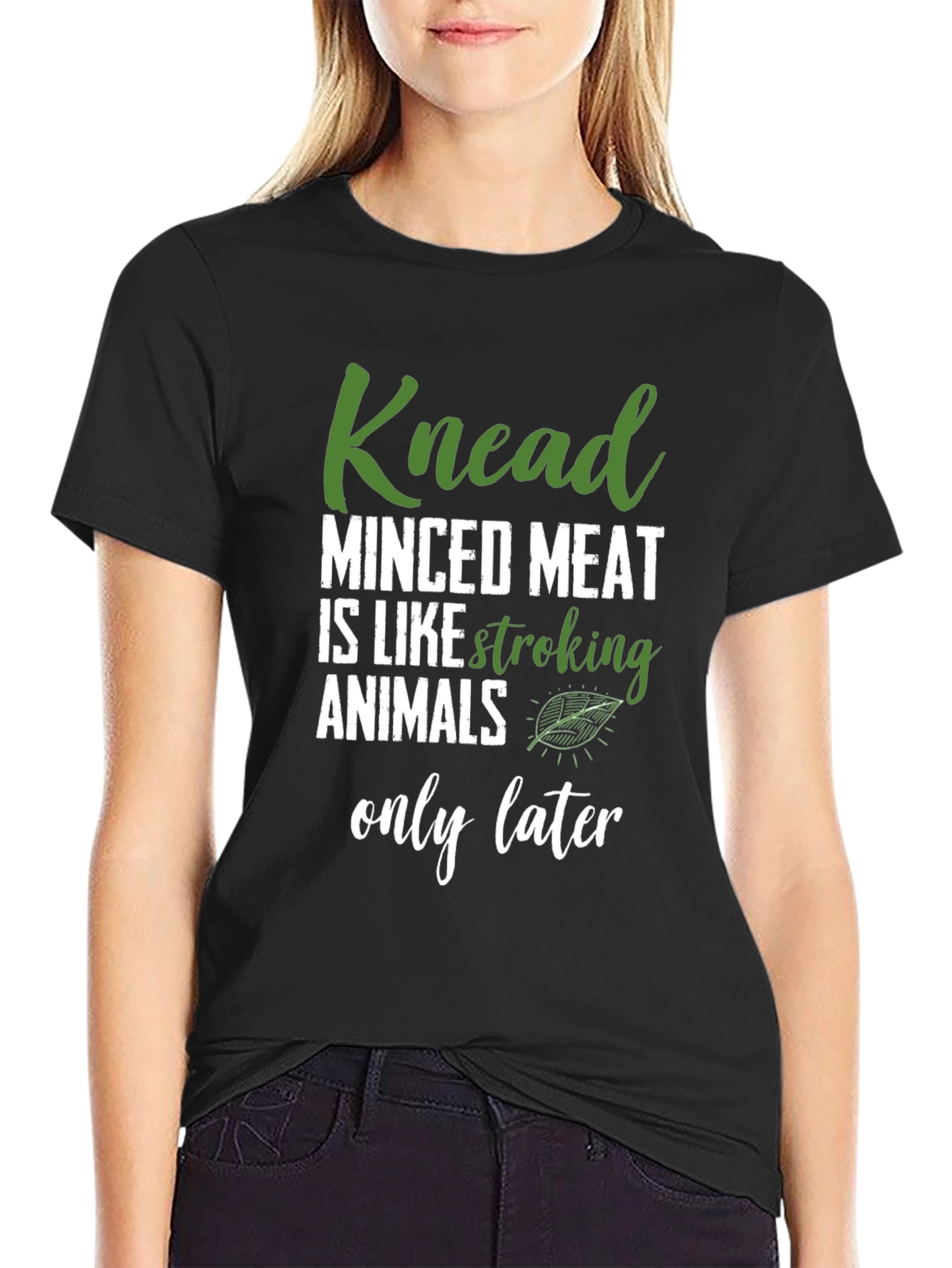 Knead Minced Meat Funny Vegan T-Shirt
