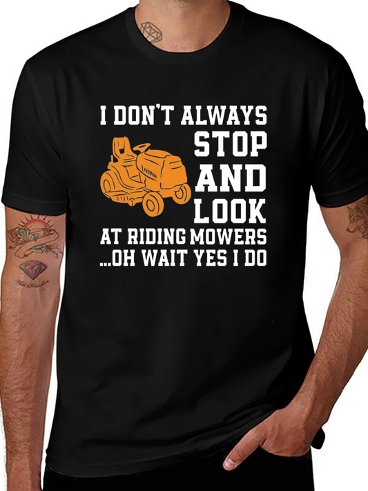 Funny Riding Mower T-Shirt