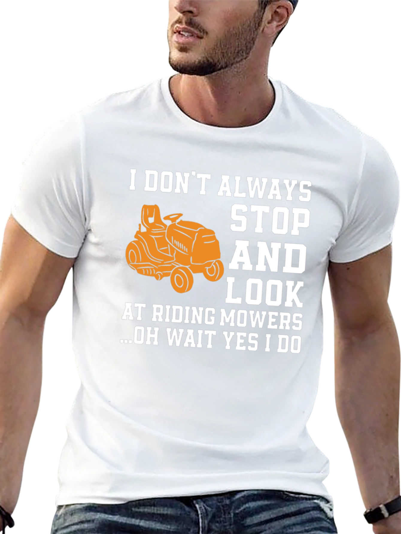 Funny Riding Mower T-Shirt