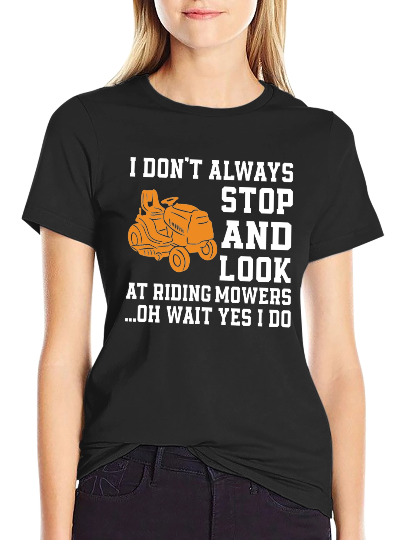Funny Riding Mower T-Shirt