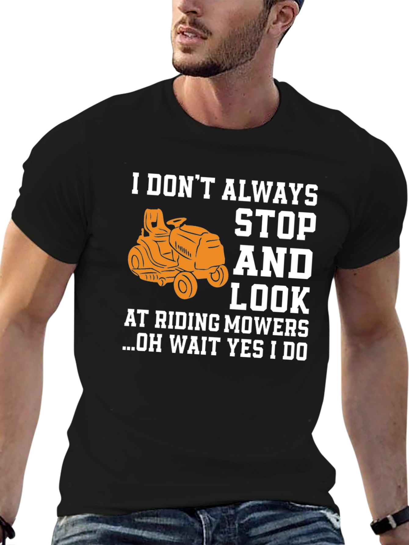 Funny Riding Mower T-Shirt