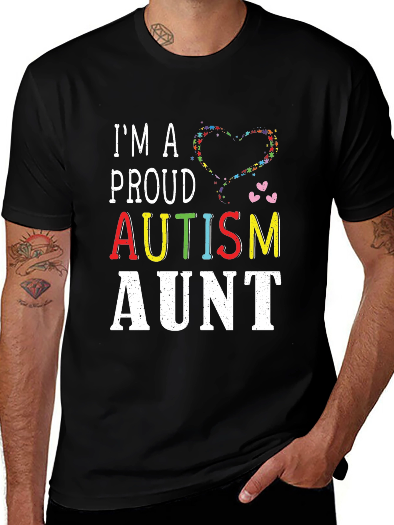 Proud Autism Aunt T-Shirt