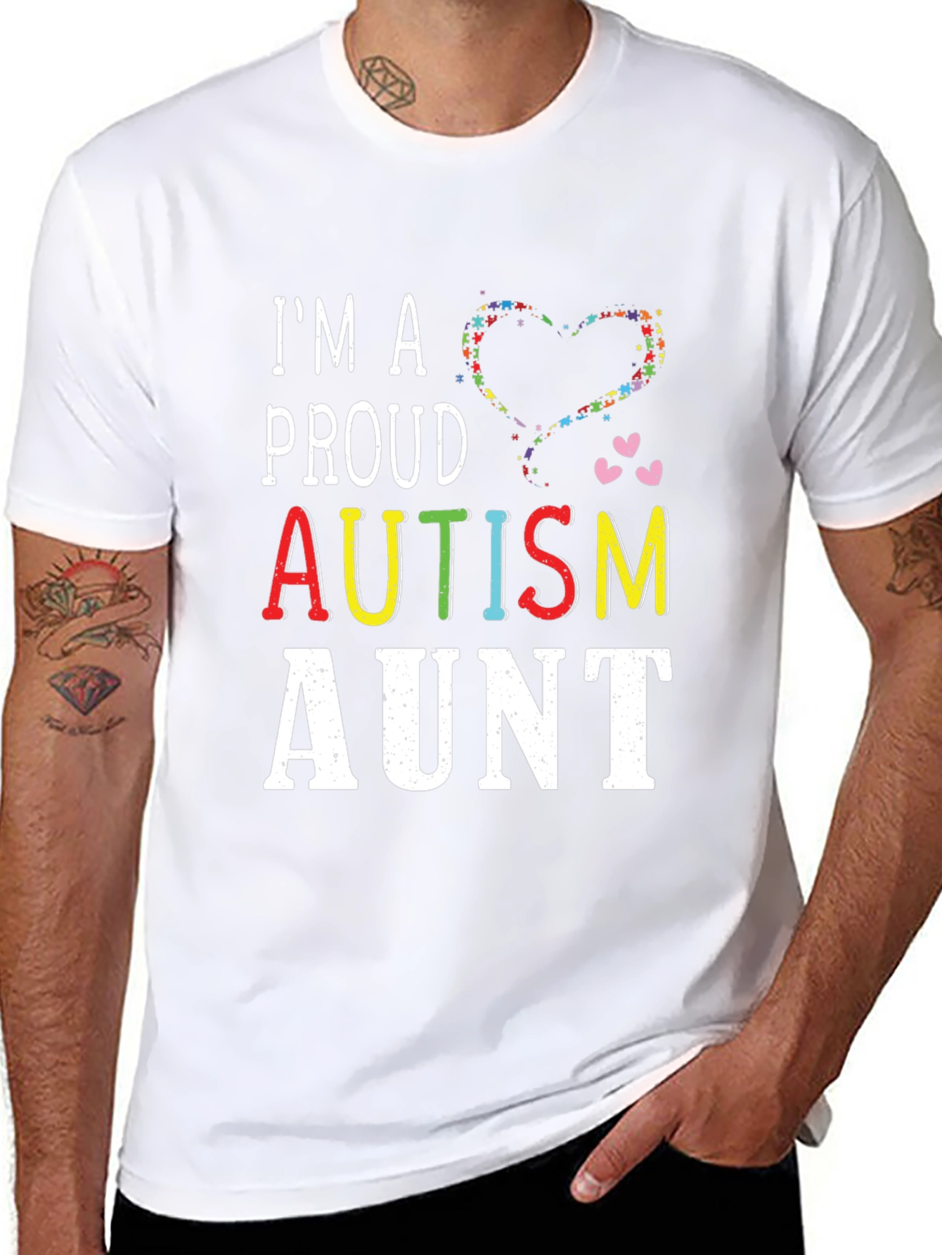 Proud Autism Aunt T-Shirt