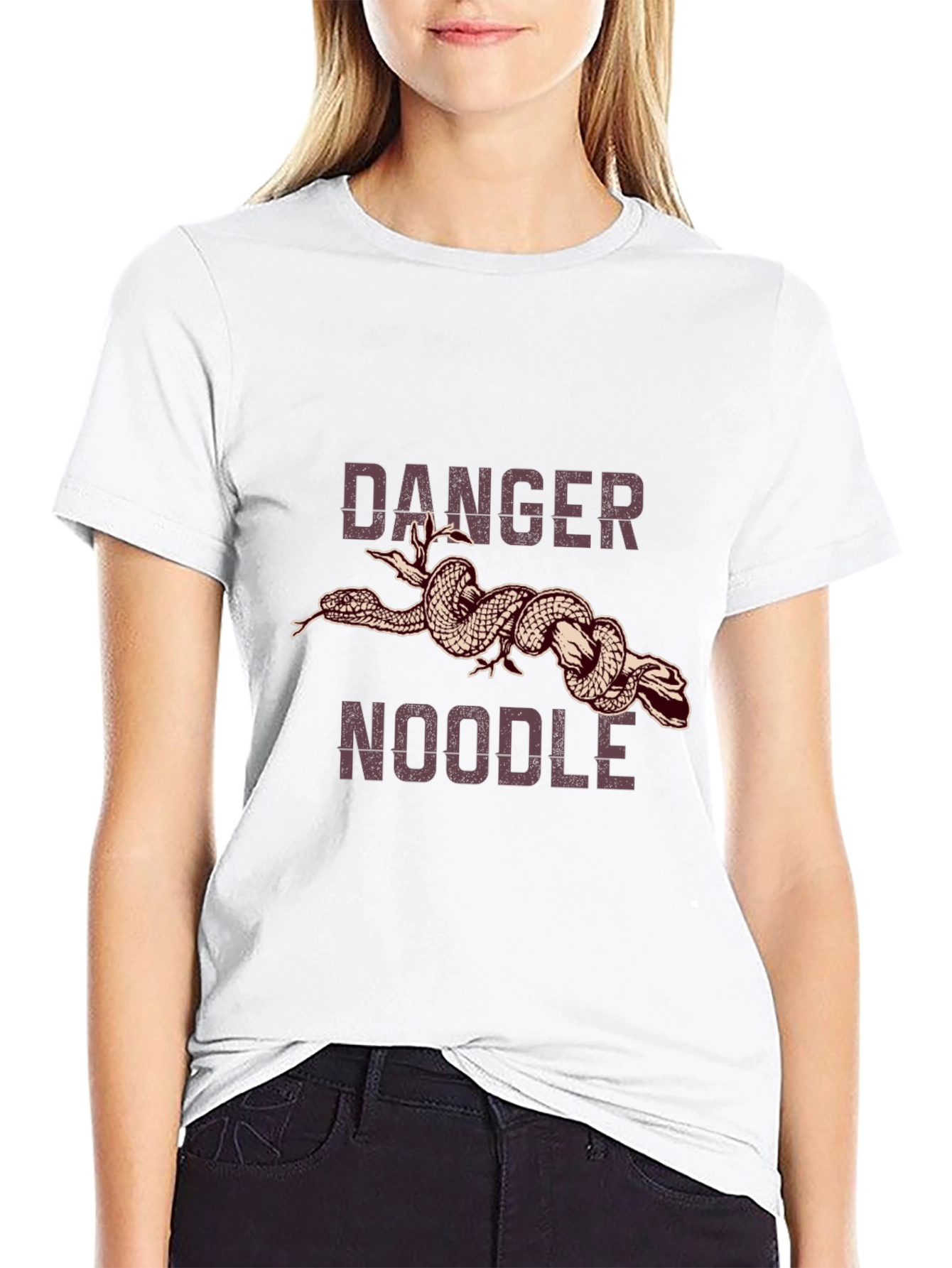 Danger Noodle Graphic Tee - Funny Snake T-Shirt