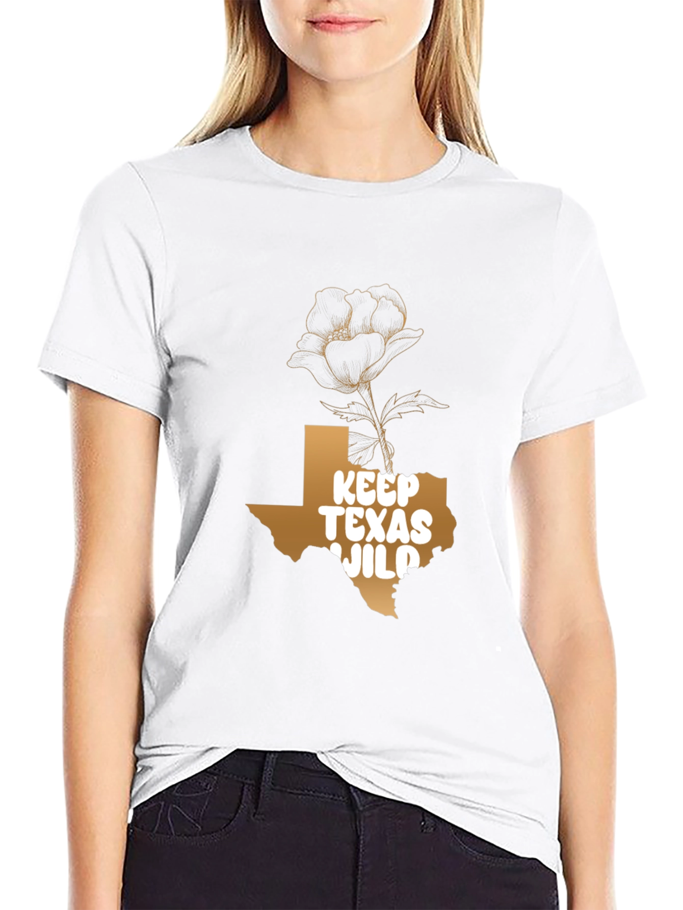 Keep Texas Wild Graphic T-Shirt