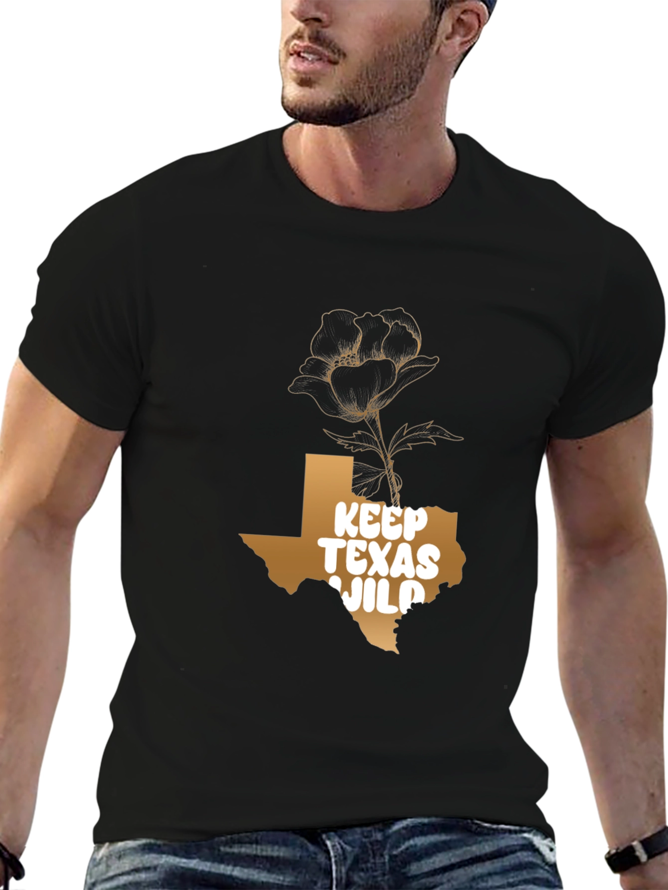 Keep Texas Wild Graphic T-Shirt