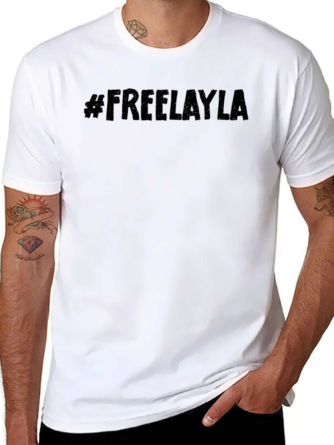 Free Ayla Black T-Shirt - Justice Awareness Tee