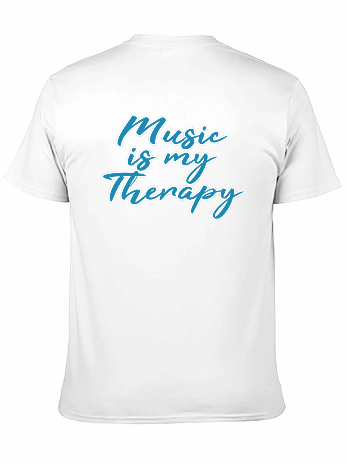 Music Is My Therapy T-Shirt - Black