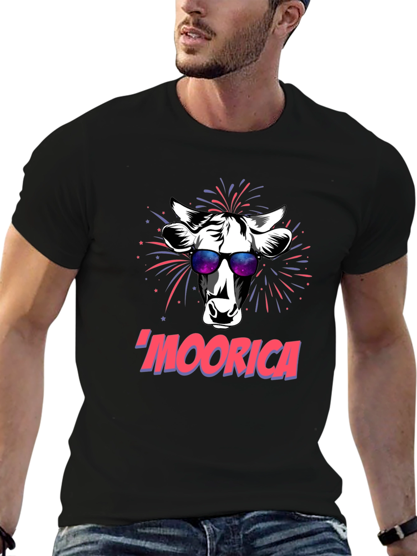 Moorica Cow Graphic T-Shirt