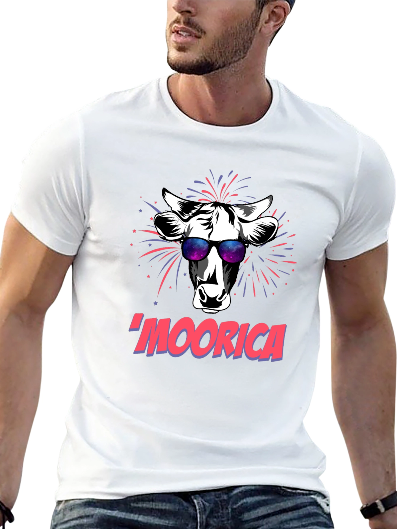 Moorica Cow Graphic T-Shirt
