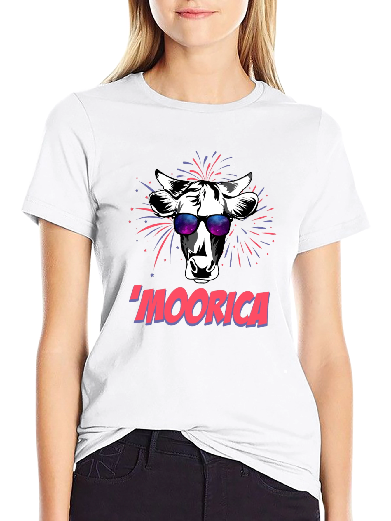 Moorica Cow Graphic T-Shirt