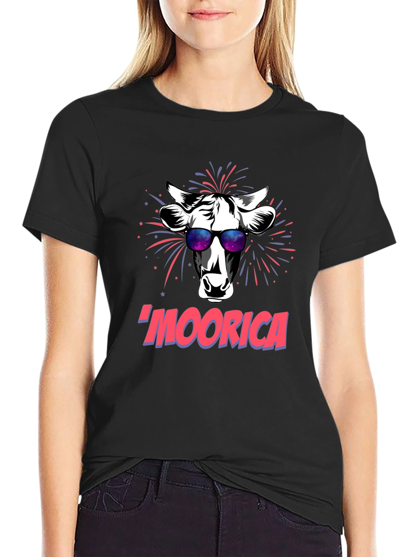 Moorica Cow Graphic T-Shirt