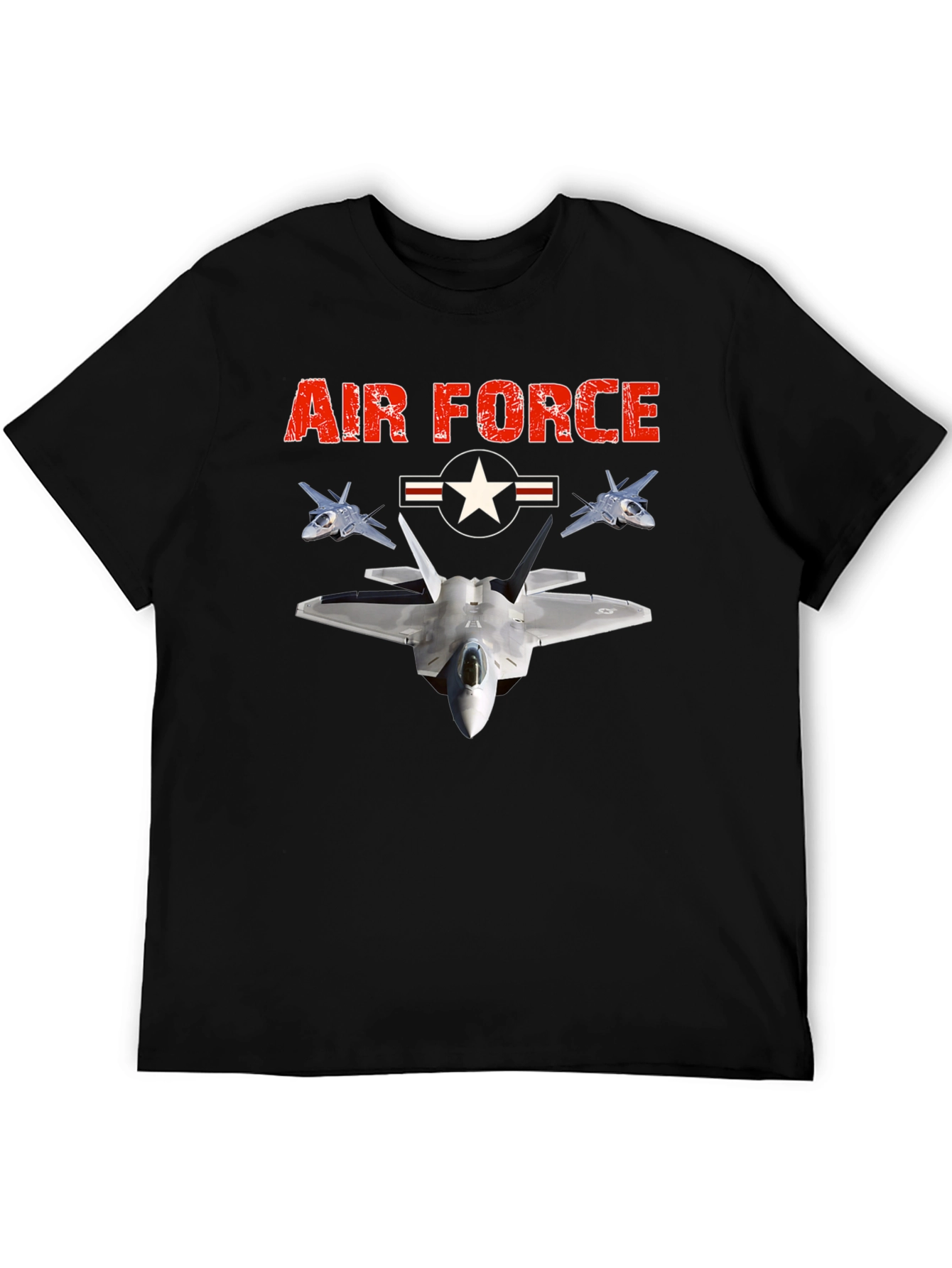 Air Force Jet Fighter Graphic T-Shirt