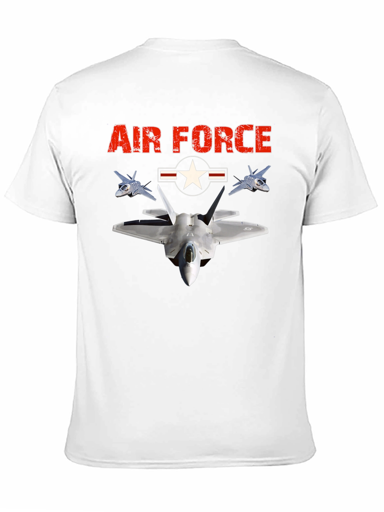 Air Force Jet Fighter Graphic T-Shirt