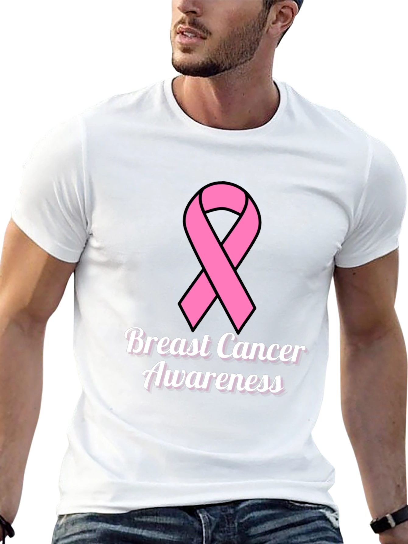 Breast Cancer Awareness Ribbon T-Shirt