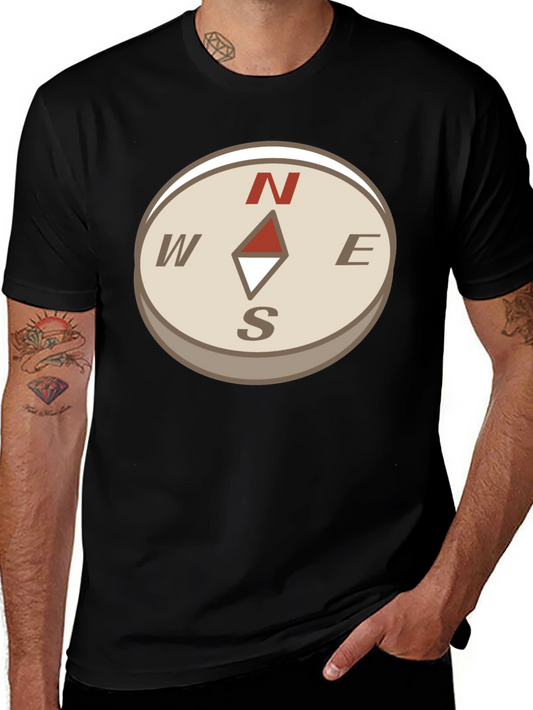 Compass Graphic Tee - Stylish Adventure Apparel