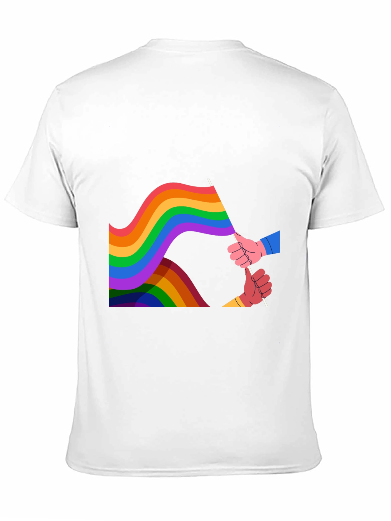 Pride Rainbow Flag Graphic Tee