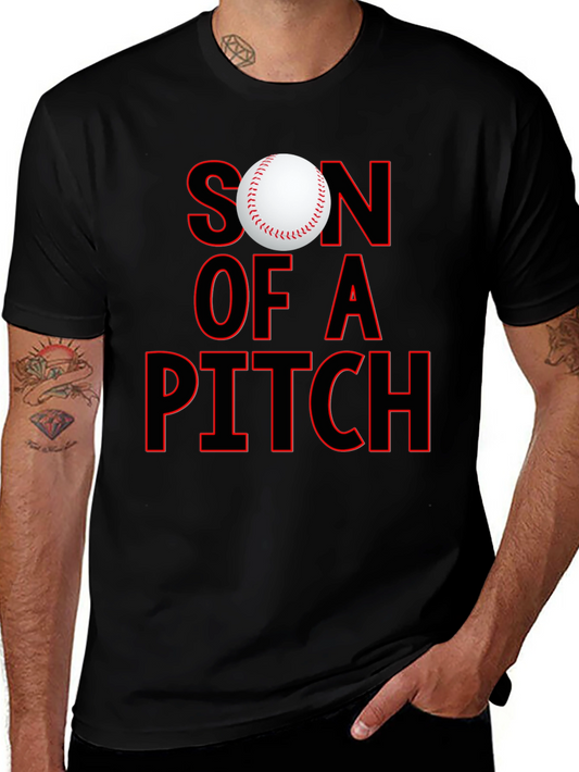 Son of a Pitch Baseball Graphic T-Shirt