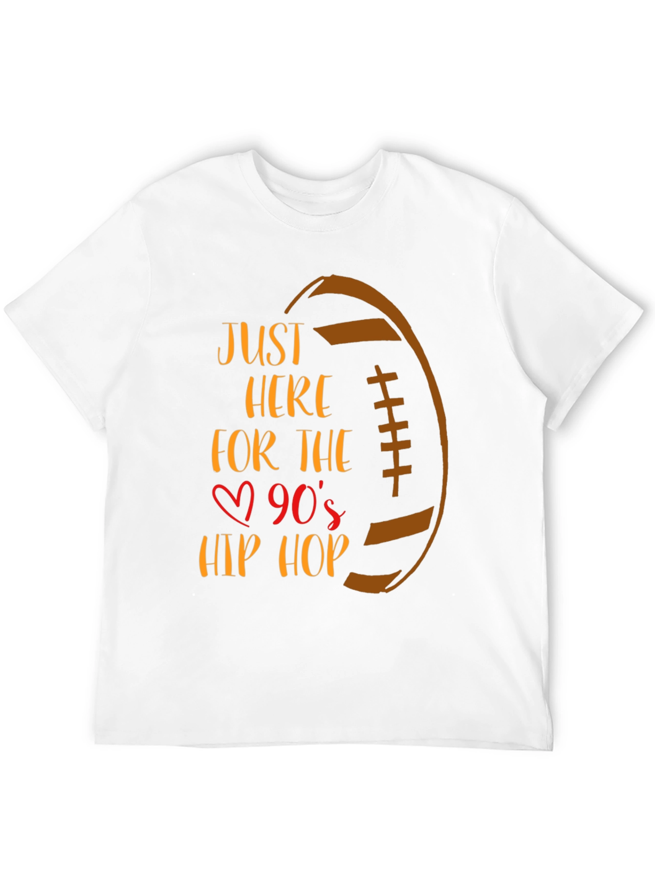90s Hip Hop Football Graphic Tee