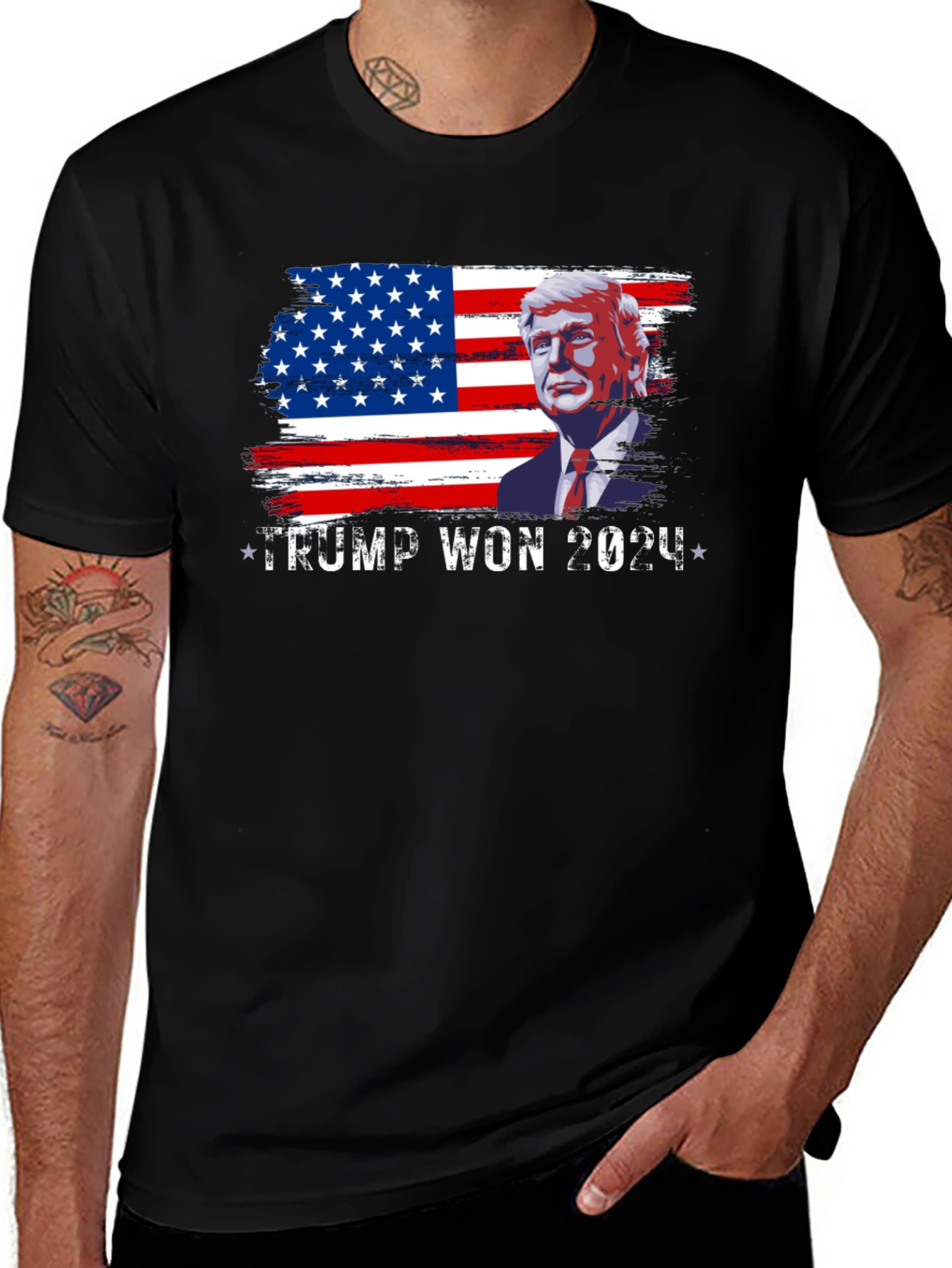 Trump Won 2024 Graphic Tee