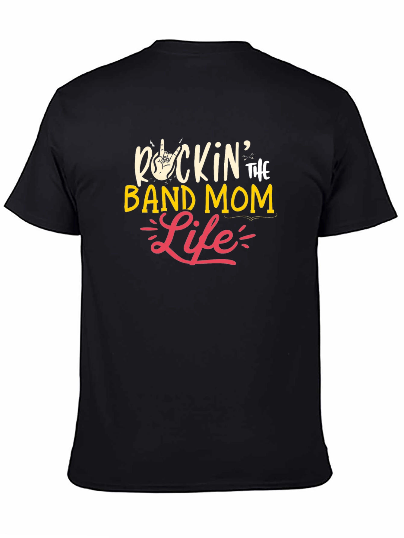 Rockin Band Mom Life Graphic T-Shirt