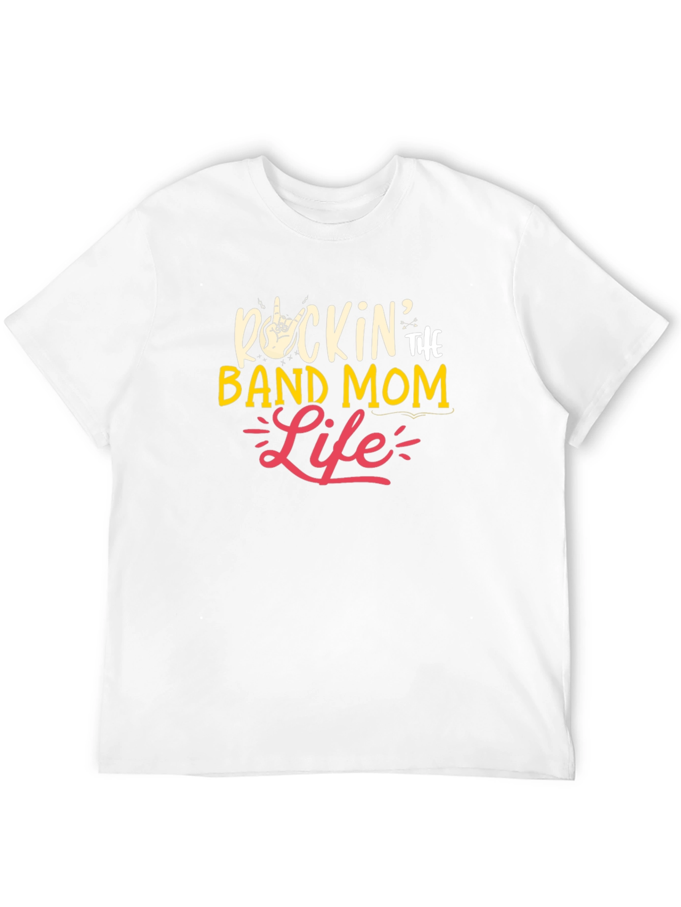 Rockin Band Mom Life Graphic T-Shirt
