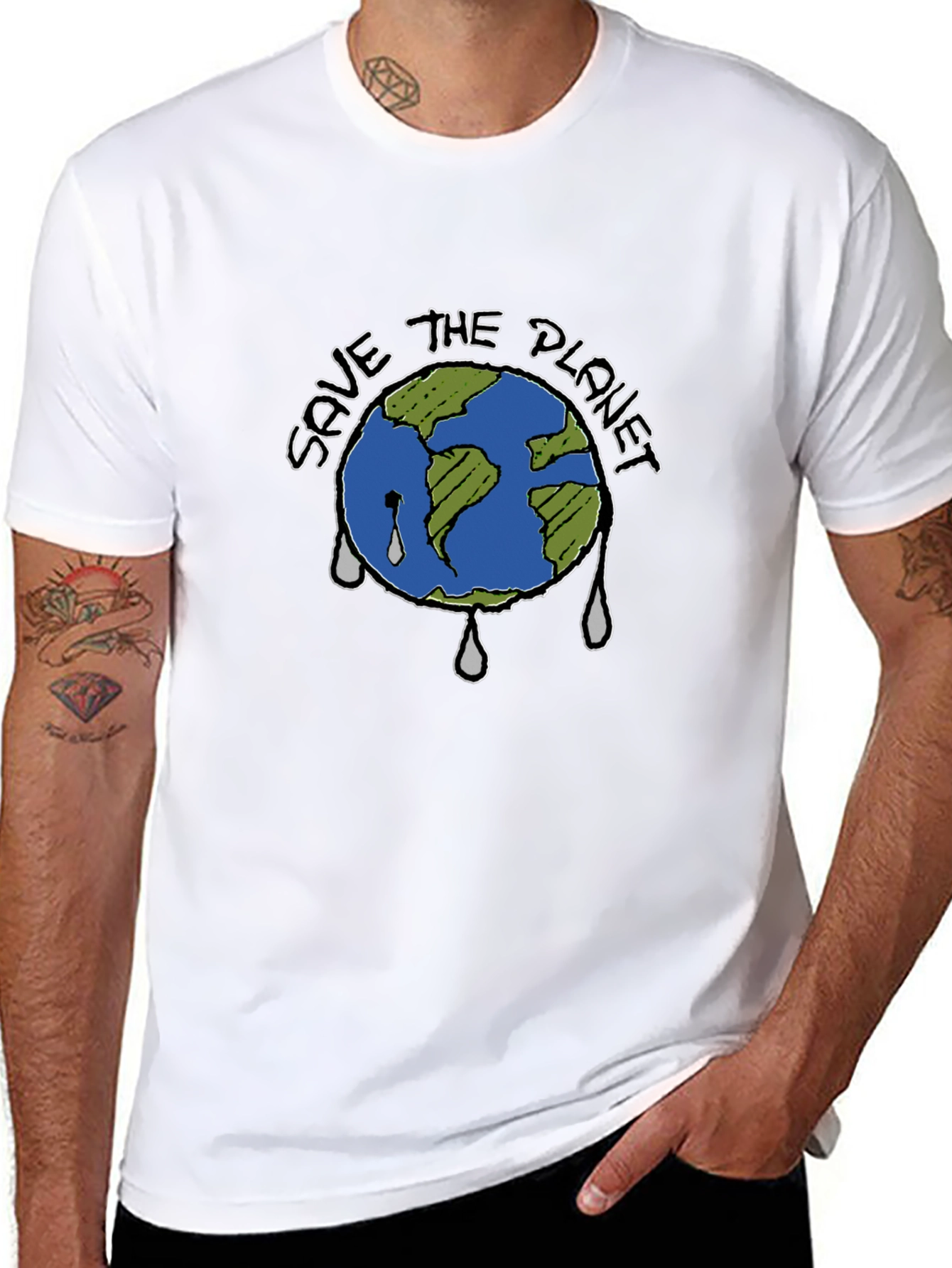Save the Planet Graphic Tee - Eco-Friendly Fashion