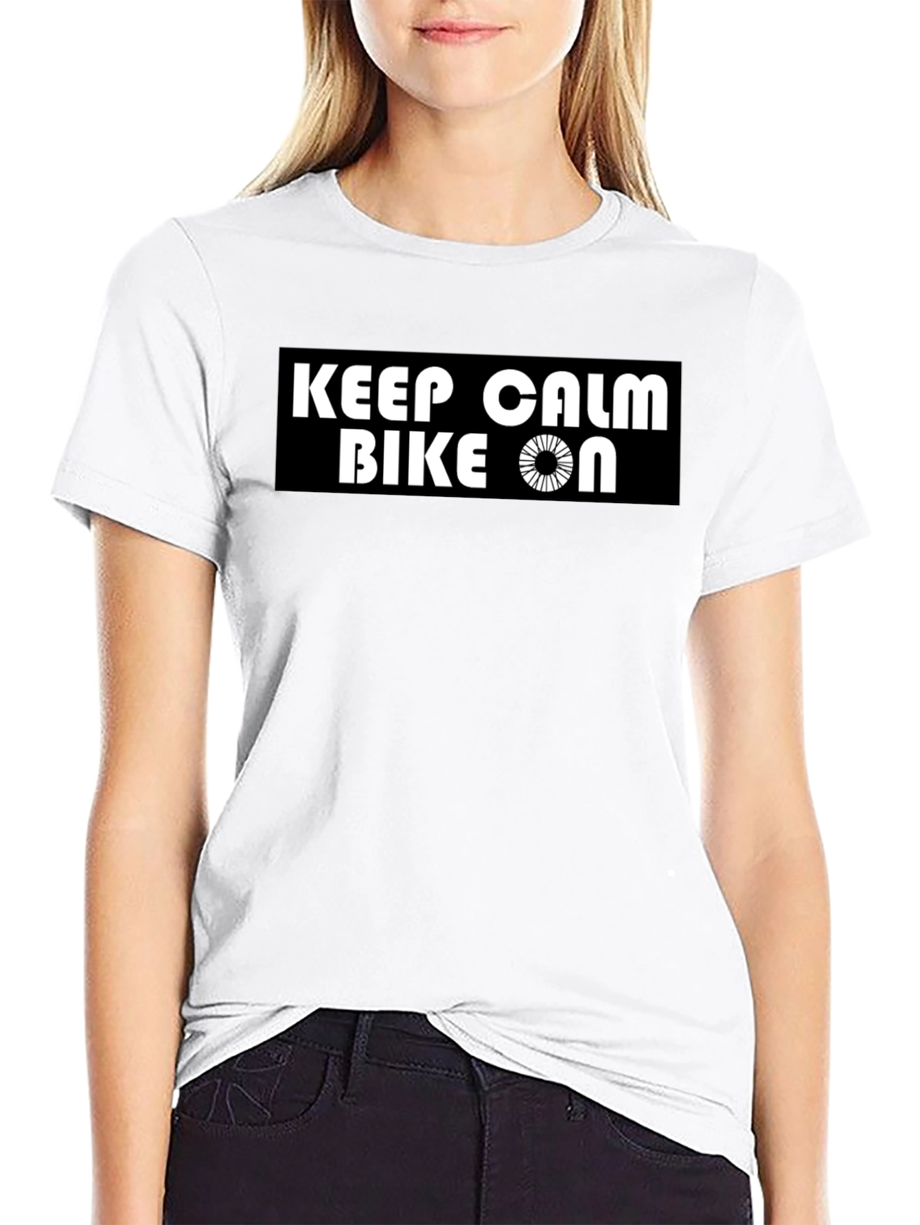 Keep Calm Bike On T-Shirt - Cycling Apparel