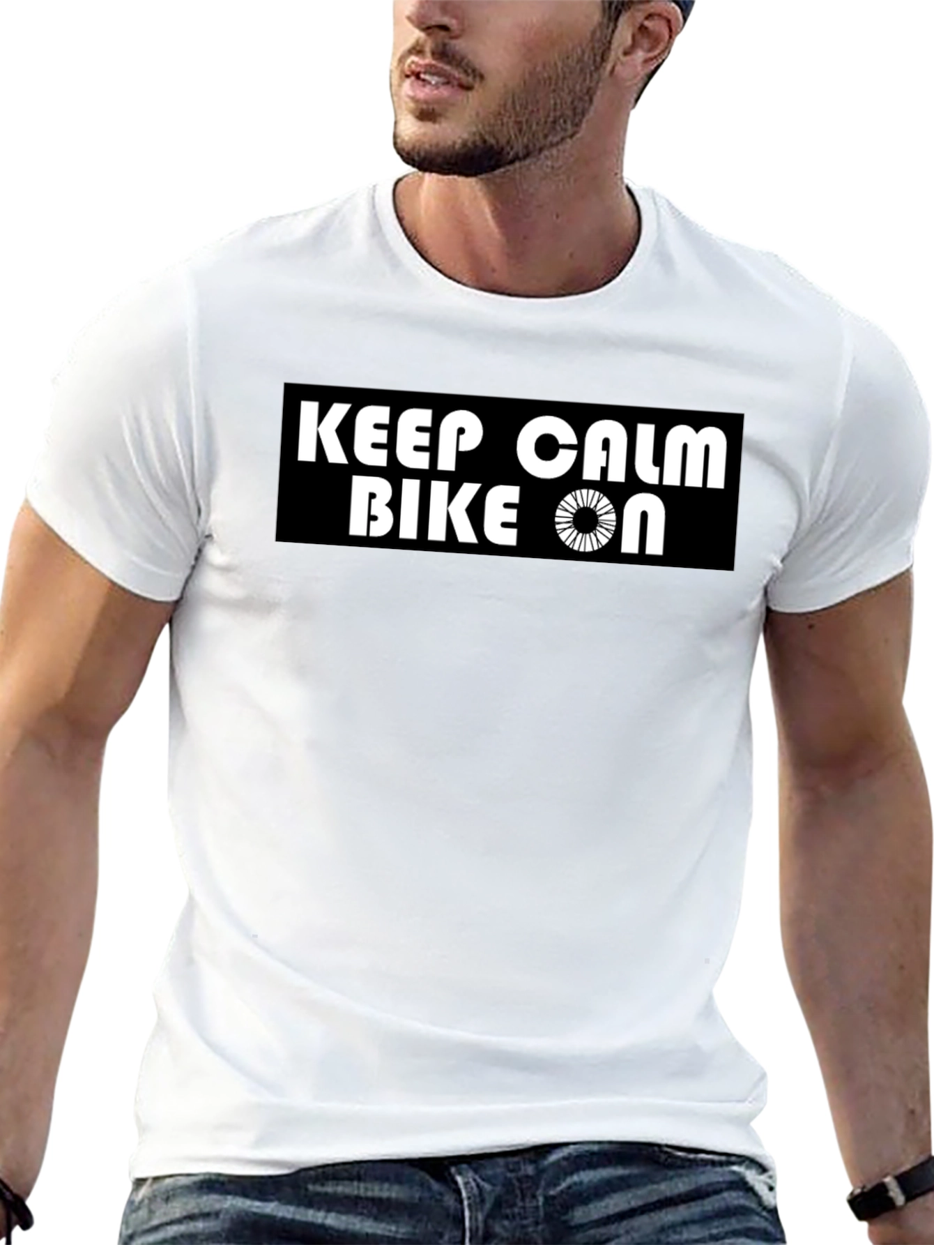 Keep Calm Bike On T-Shirt - Cycling Apparel