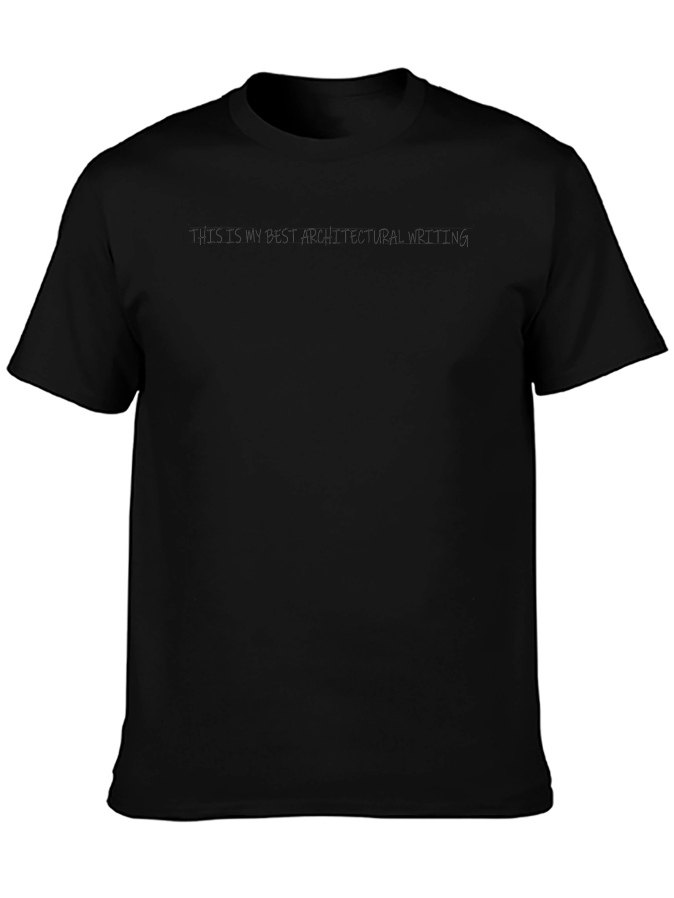 Architectural Writing Black Tee