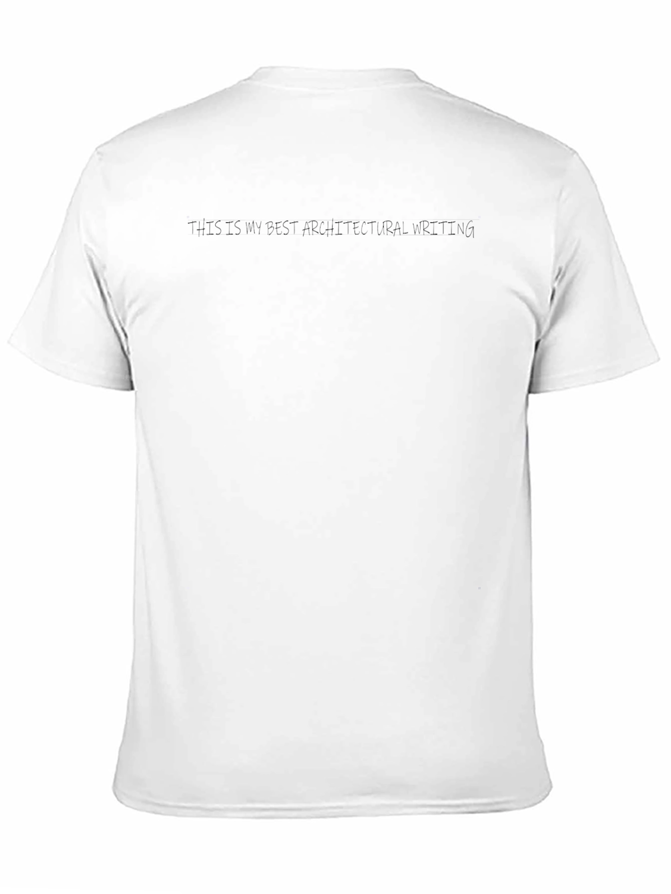 Architectural Writing Black Tee