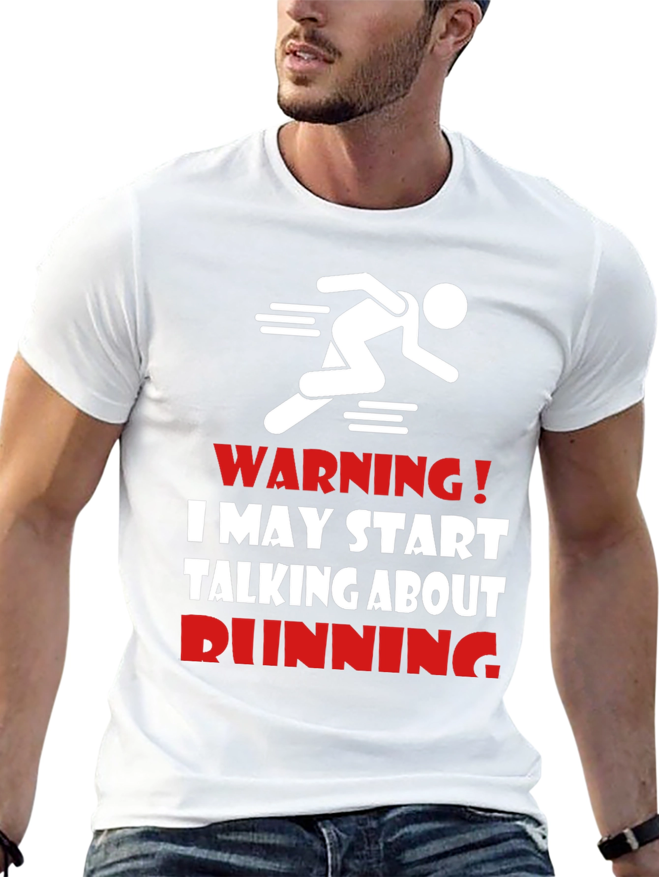 Funny Running T-Shirt - Warning Runner