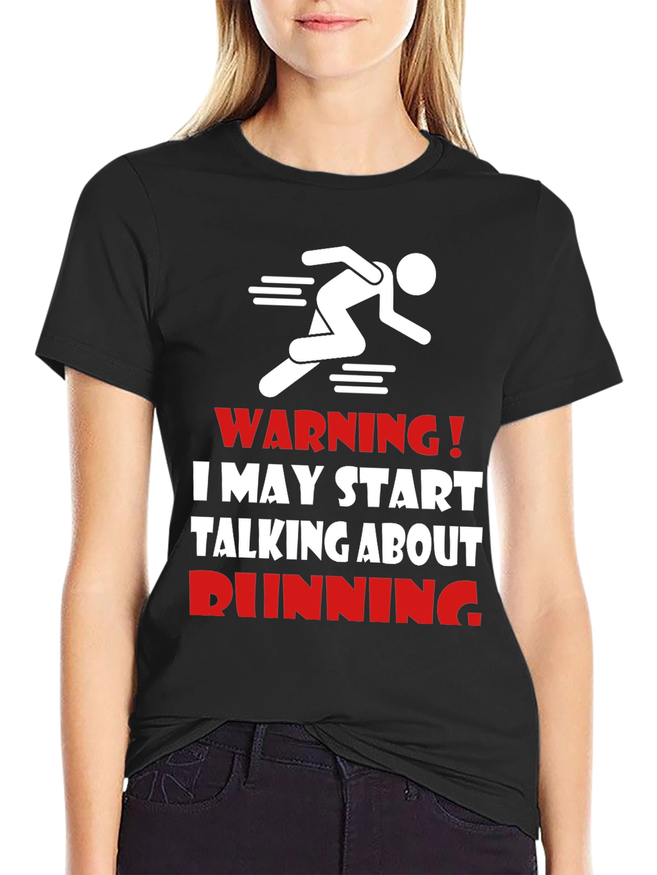 Funny Running T-Shirt - Warning Runner