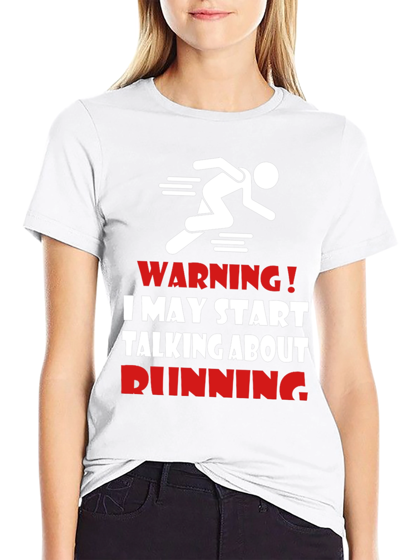 Funny Running T-Shirt - Warning Runner
