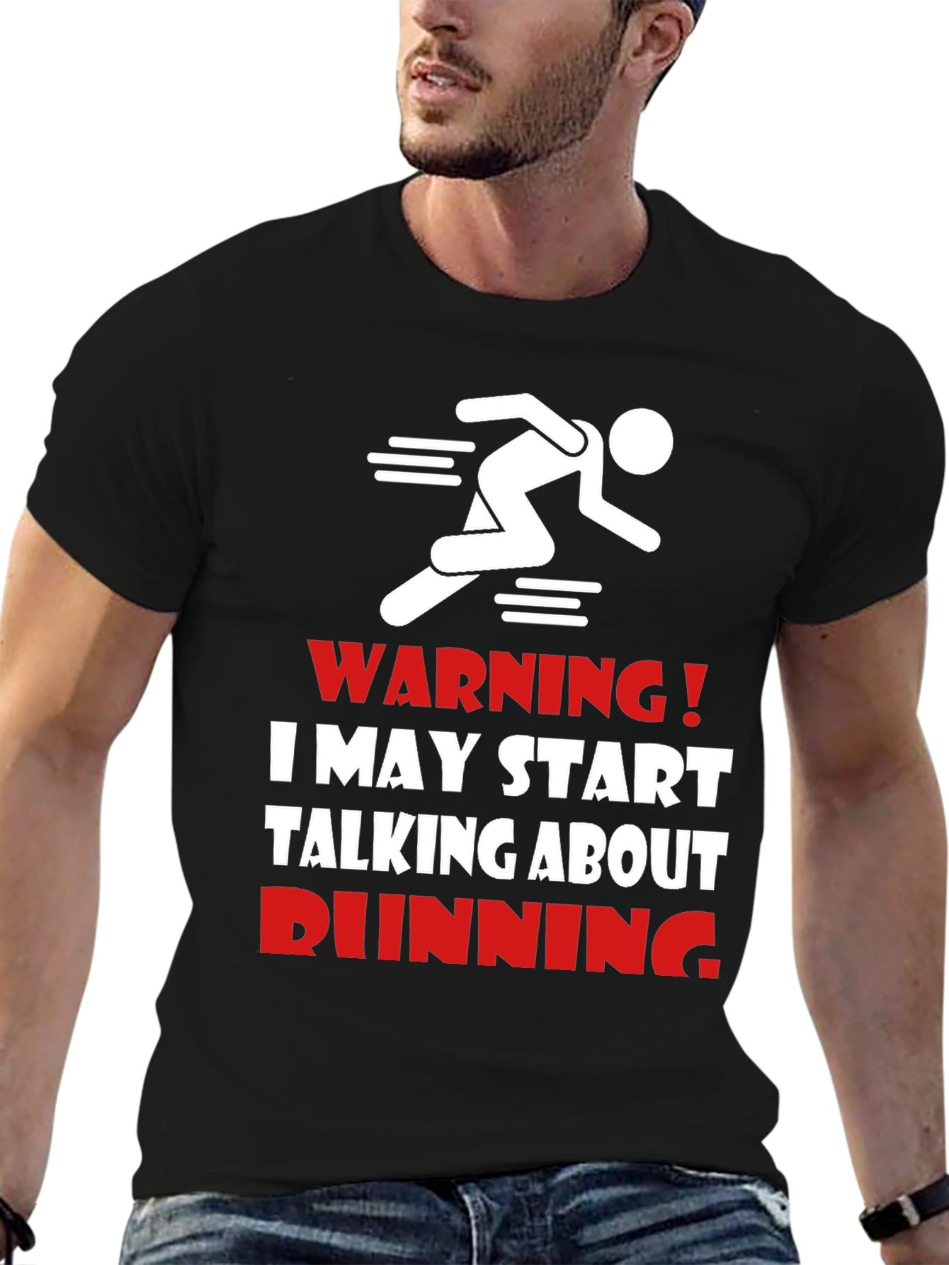 Funny Running T-Shirt - Warning Runner