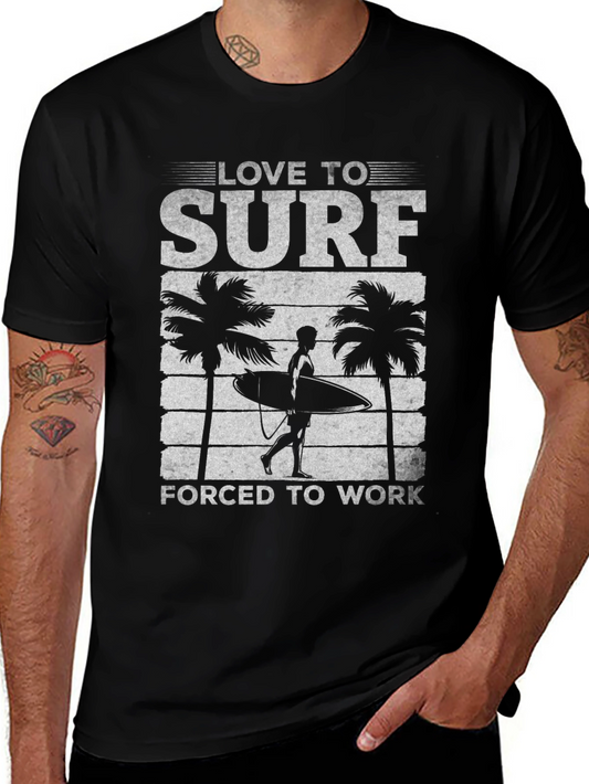Love to Surf T-Shirt - Surfer Graphic Tee
