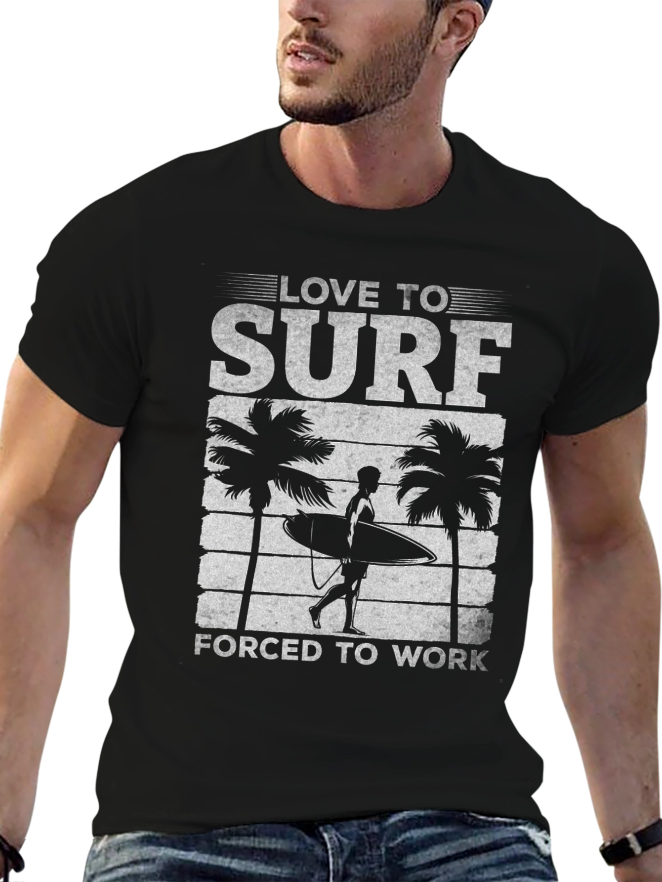 Love to Surf T-Shirt - Surfer Graphic Tee