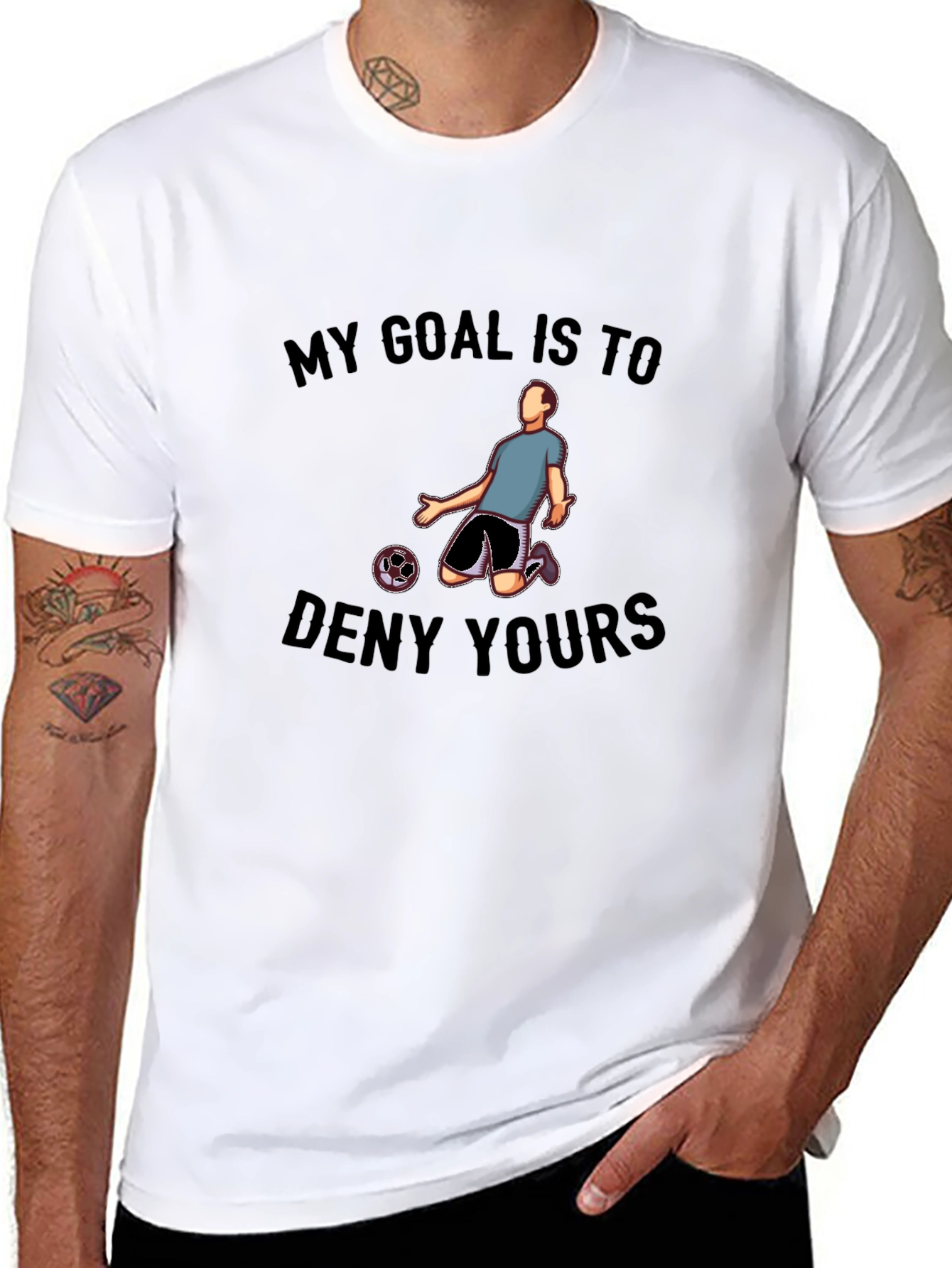 My Goal is to Deny Yours Graphic Tee