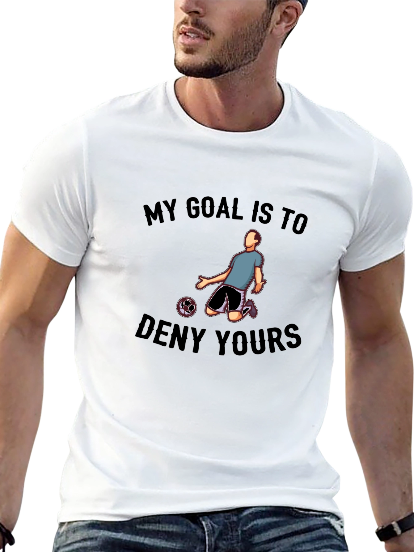 My Goal is to Deny Yours Graphic Tee