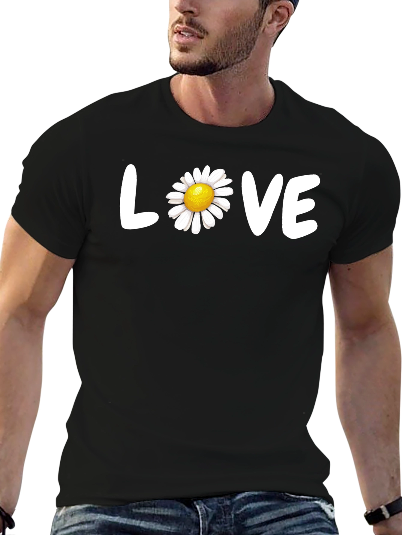 Daisy LOVE Graphic Tee - Stylish Comfort