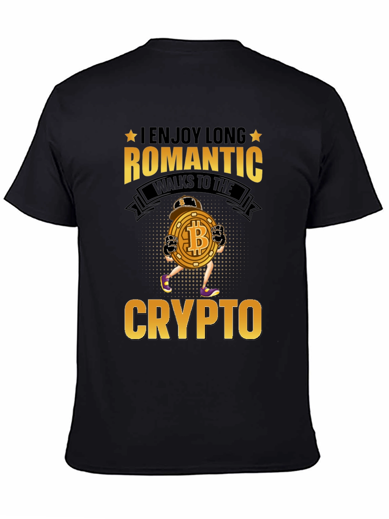 I Enjoy Long Romantic Walks to Crypto T-Shirt