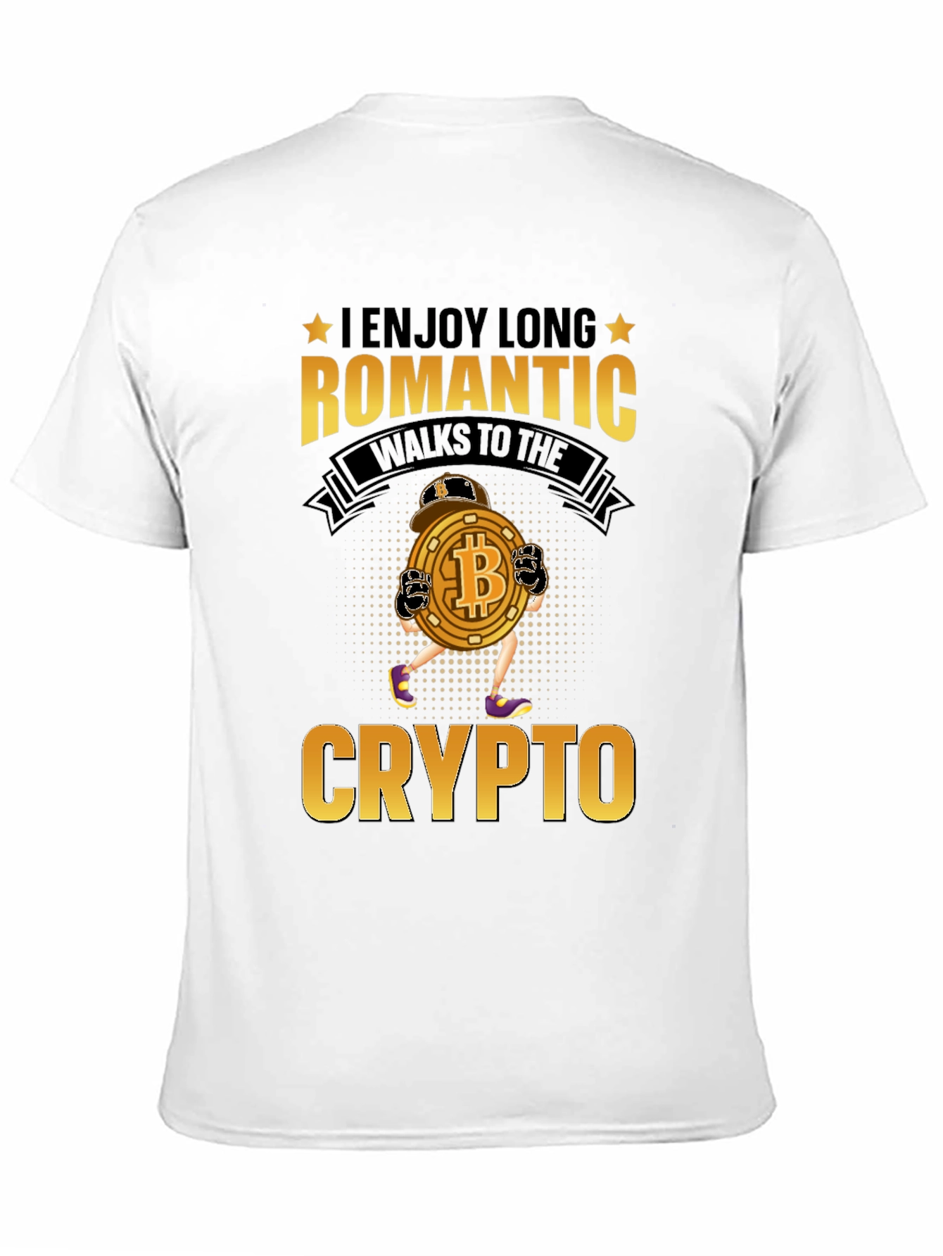 I Enjoy Long Romantic Walks to Crypto T-Shirt