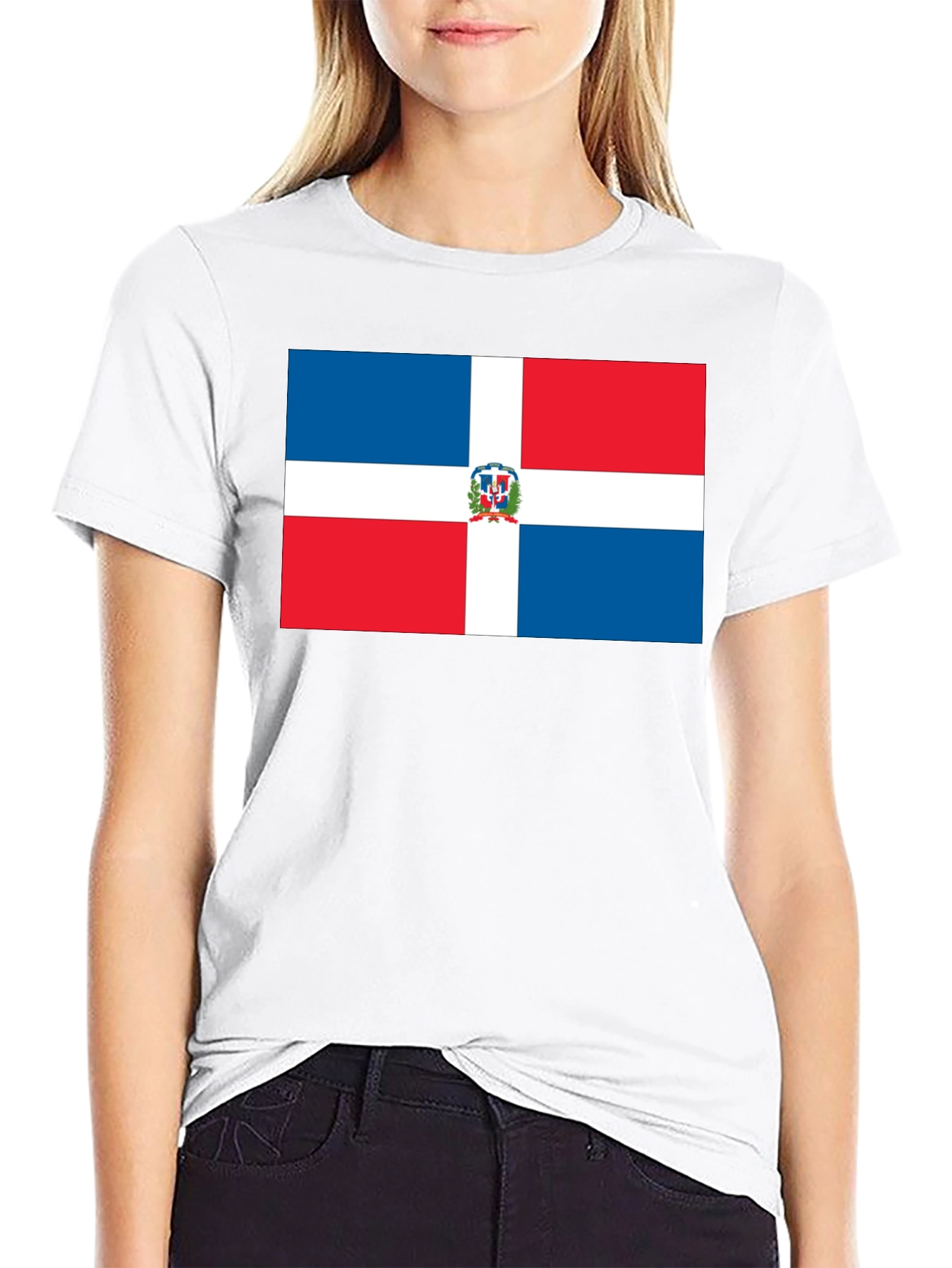 Dominican Republic Flag Graphic T-Shirt