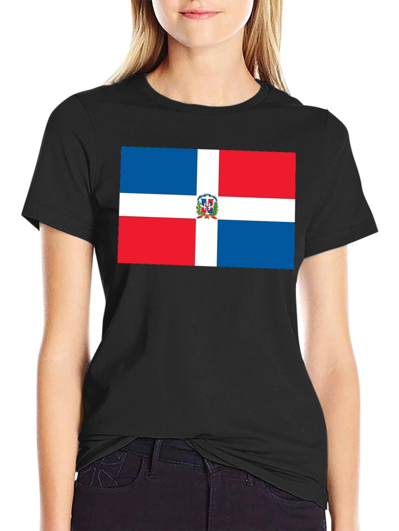 Dominican Republic Flag Graphic T-Shirt