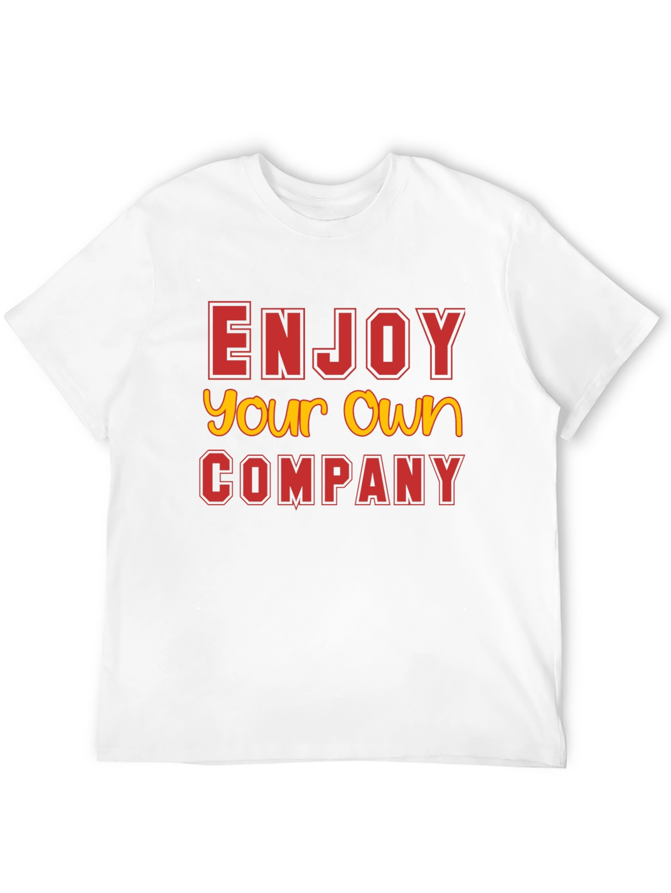 Enjoy Your Own Company Black T-Shirt