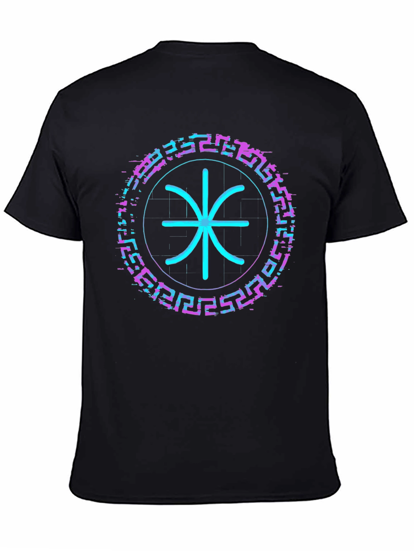 Cyberpunk Glyph Graphic T-Shirt