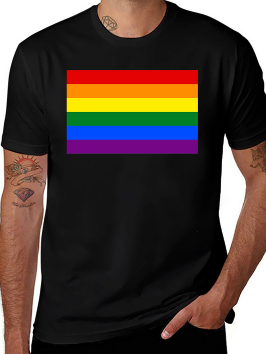 Pride Rainbow Flag Graphic T-Shirt - Unisex