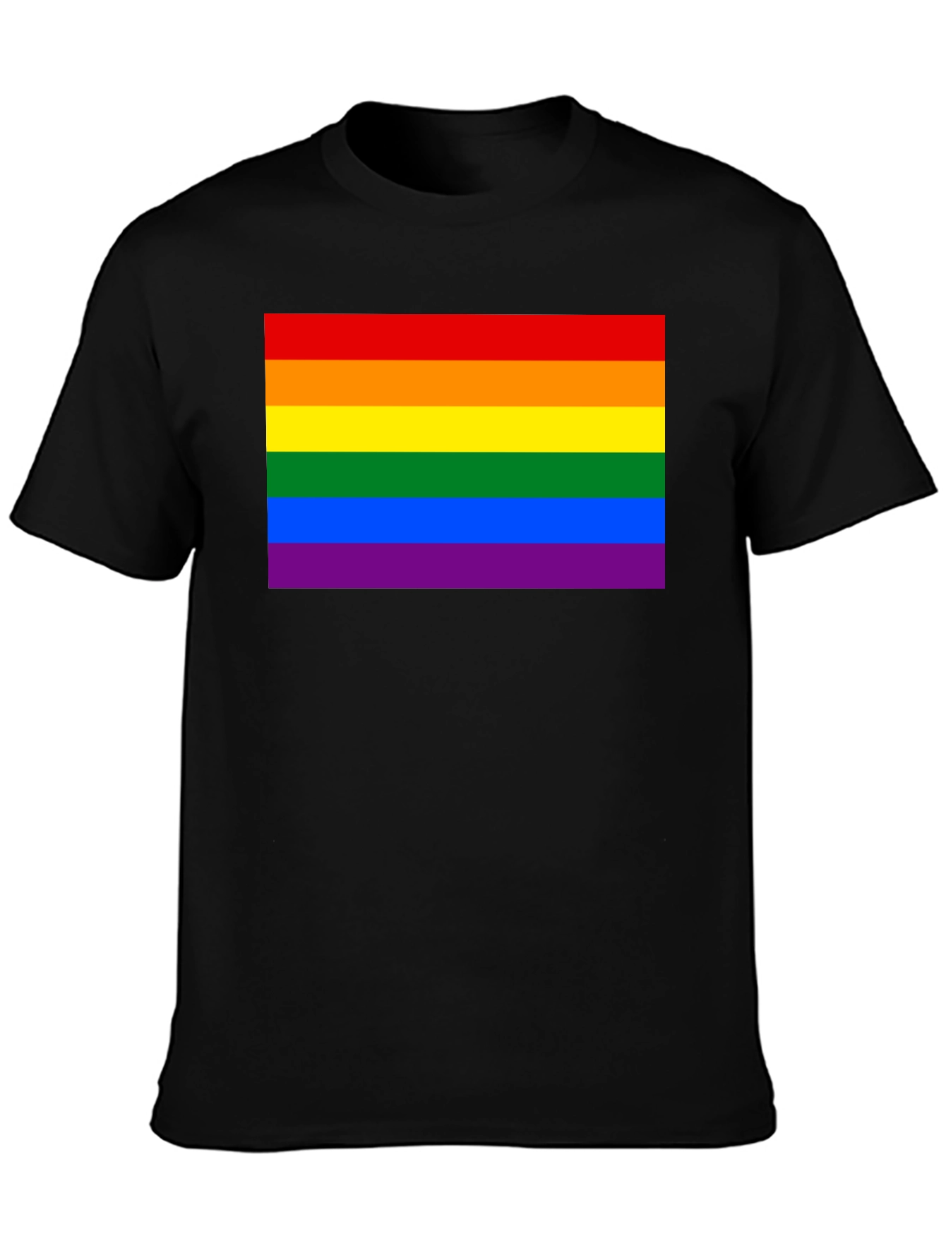 Pride Rainbow Flag Graphic T-Shirt - Unisex