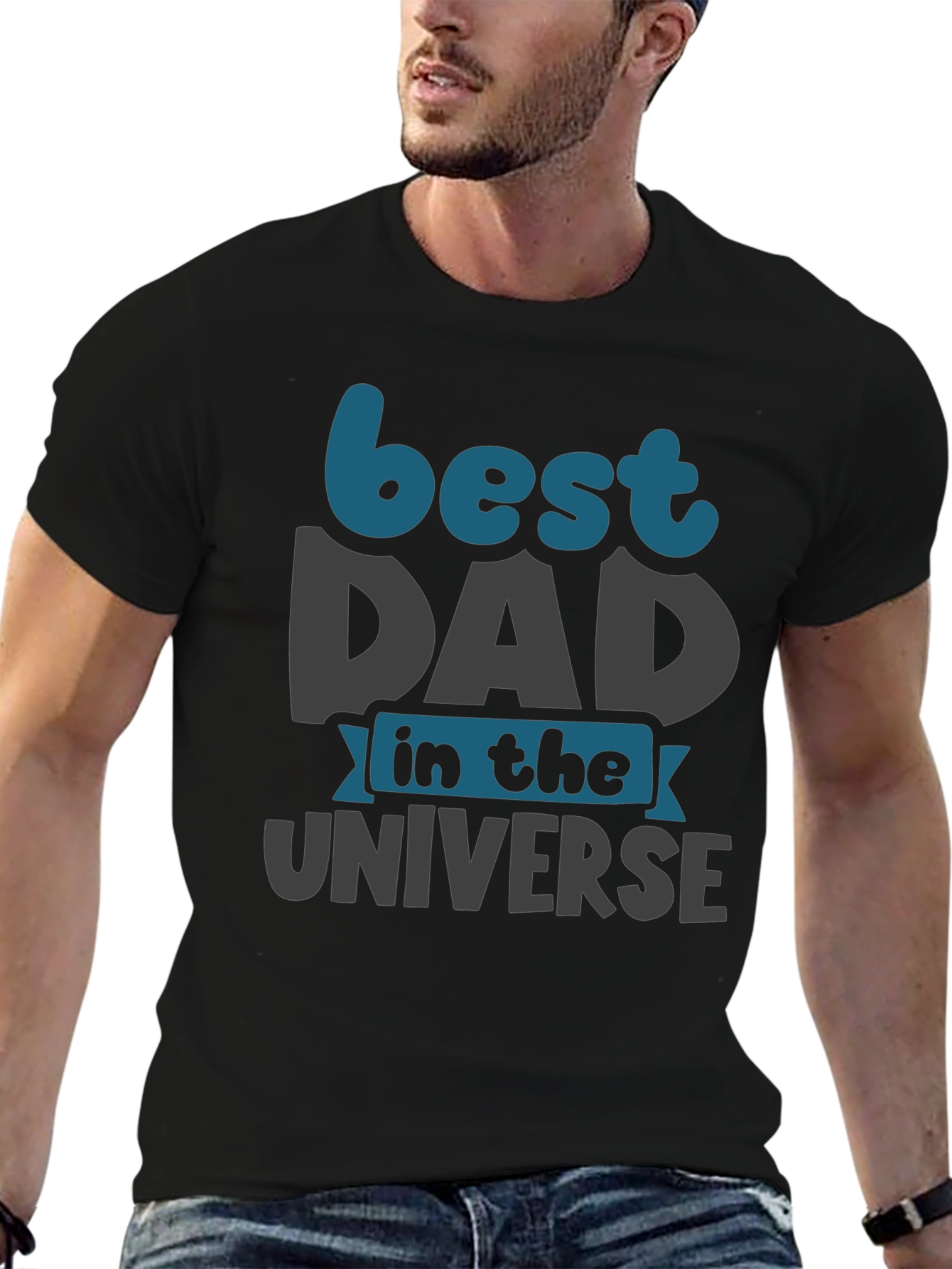 Best Dad in the Universe Graphic T-Shirt