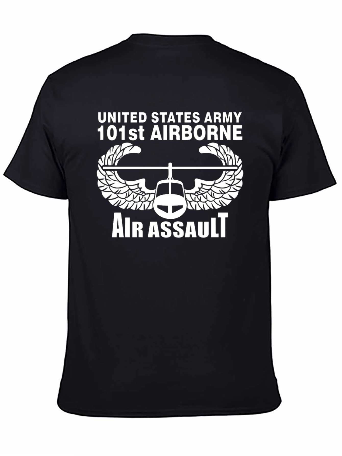 US Army 101st Airborne Air Assault Black T-Shirt